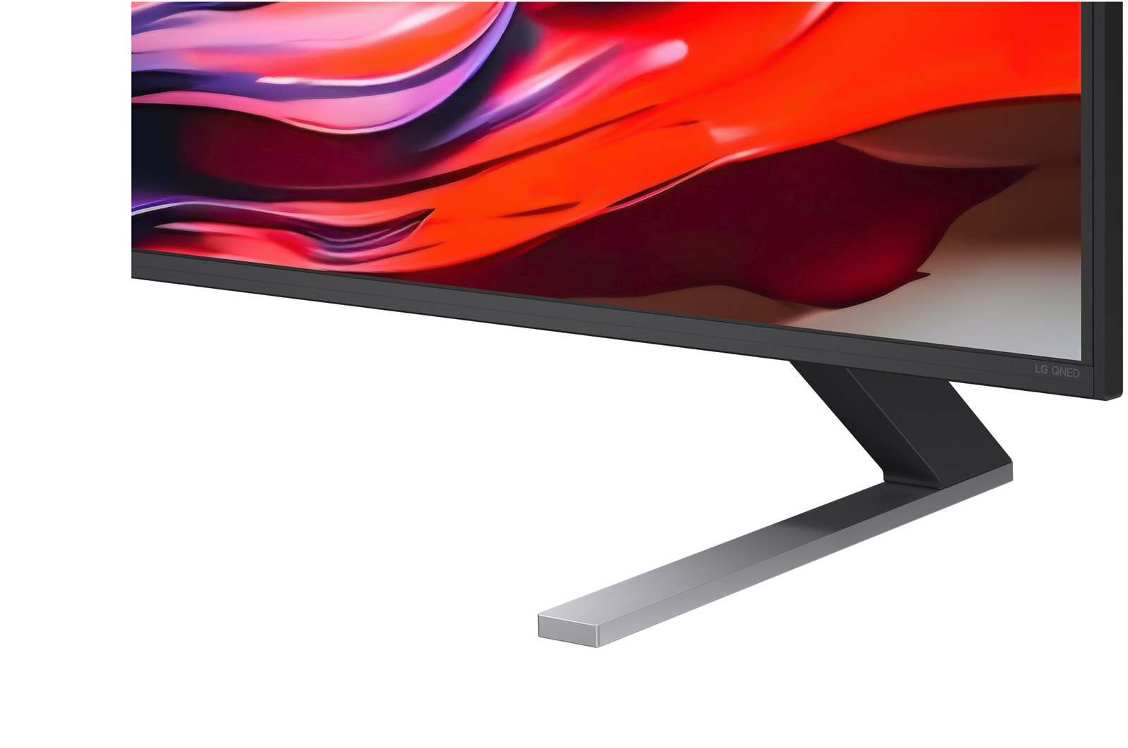 Papegaai op een boomtak in levendige kleur. De titel bespreekt hoe LG Al Picture Pro indrukwekkende visuele verbeteringen maakt in de resolutie, helderheid en diepte van de scene.