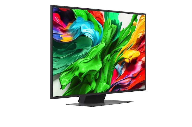 Achteraanzicht van LG QNED evo TV