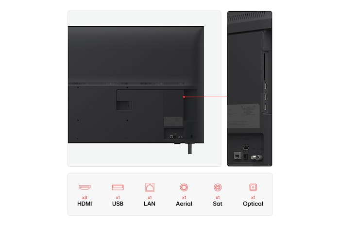 LG 55 inch LG UHD AI UA75 4k Smart TV 2025, 55UA75006LA