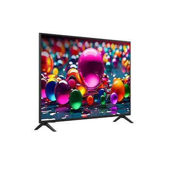 Rear view of LG UHD UA75 TV.