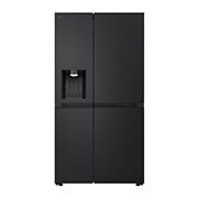 Voorkant van 628L Amerikaanse koelkast Zwart | ThinQ™ | Uvnano™ | FRESH Converter™