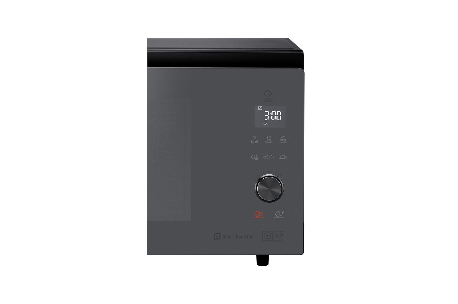 LG 39L Smart Inverter Magnetron Zwart | Healthy Fry | Steam Cook, MJ3965BCR