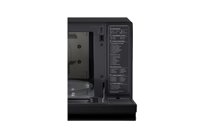 LG 39L Smart Inverter Magnetron Zwart | Healthy Fry | Steam Cook, MJ3965BCR