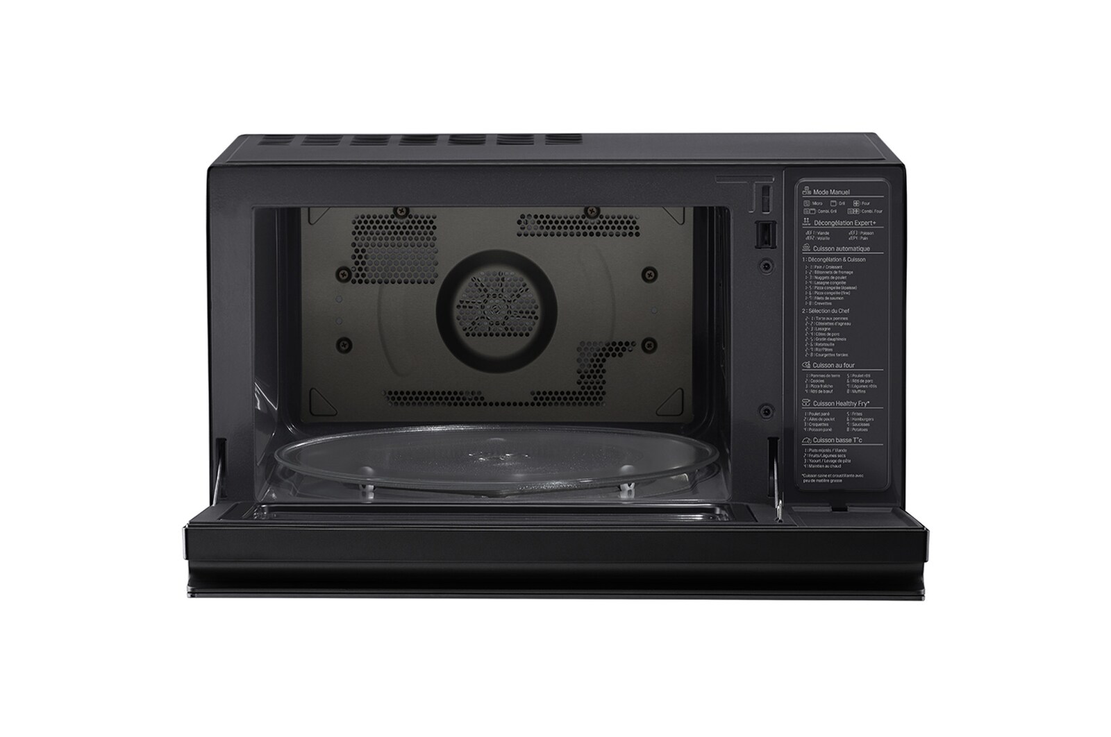 LG 39L Smart Inverter Magnetron Zwart | Healthy Fry | Steam Cook, MJ3965BCR