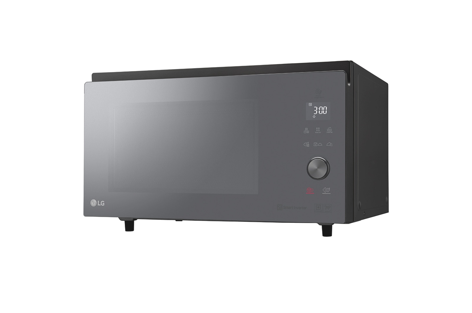 LG 39L Smart Inverter Magnetron Zwart | Healthy Fry | Steam Cook, MJ3965BCR