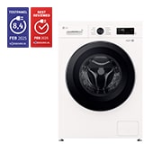 Voorkant van 9kg Wasmachine Wit | Inverter Direct Drive™ | Spa Steam™ | A