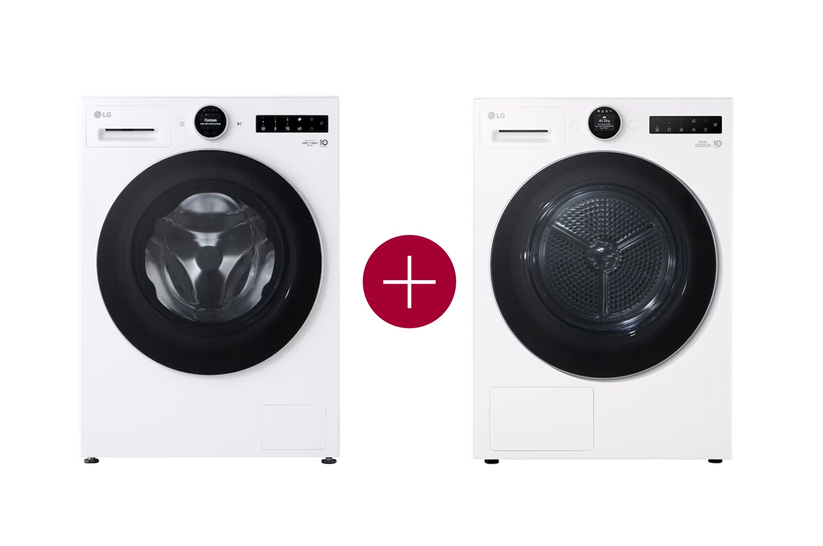 Vooraanzicht van 11kg Wasmachine F4WX801Y + Dryer RT90X8 F4WX801Y.RT90X8