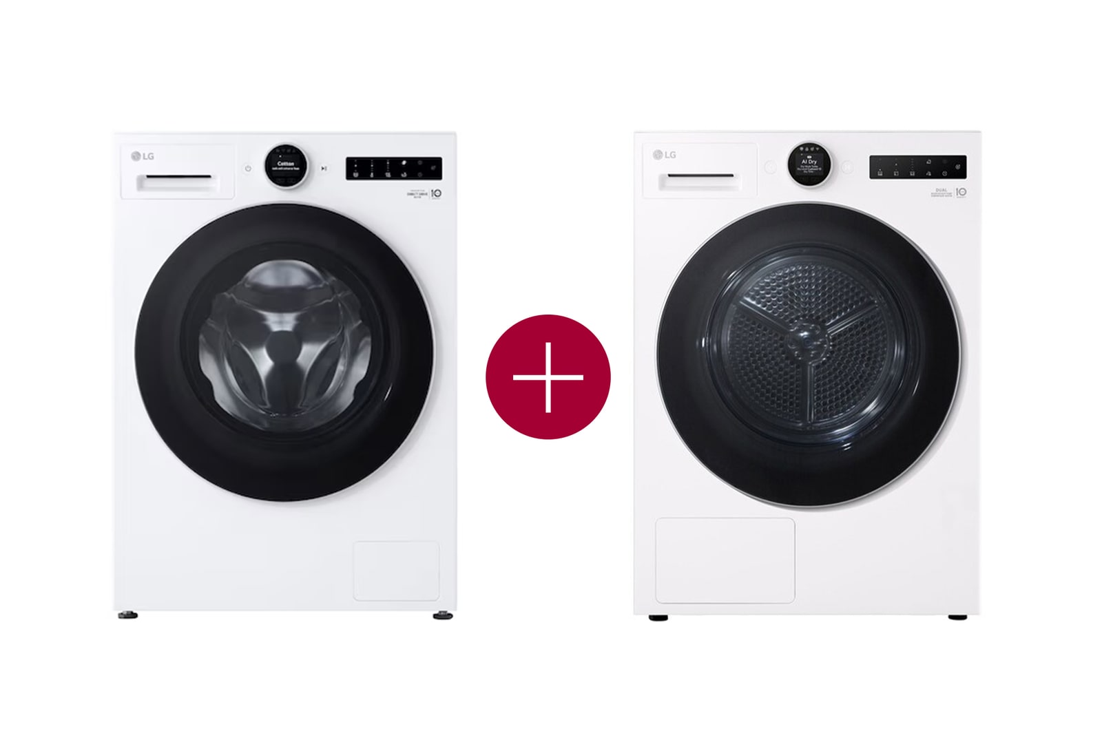 Vooraanzicht van 11kg Wasmachine F4WX851Y+ 9kg Warmtepompdroger RT90X8 F4WX851Y.RT90X8