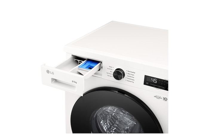 LG 8/5kg Was-droogcombinatie Wit | AI DD™ | Inverter Direct Drive™ | Steam™ | LG NL, W4X1085NWB