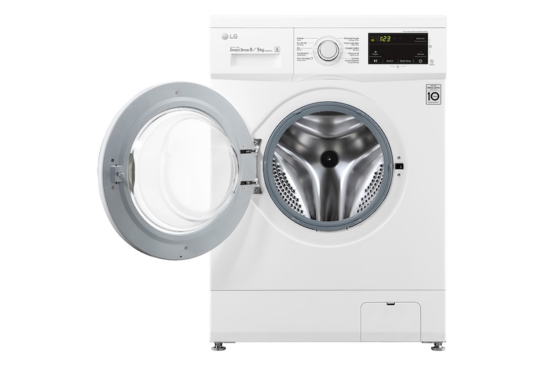 LG 8kg/5kg Wasdroogcombinatie Wit | Direct Drive Motor | 6 Motion, GD3M108N3