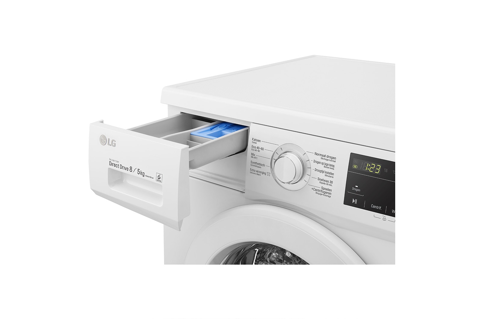 LG Was- droogcombinatie GD3M108N3 | 8kg wassen / 5kg drogen | AI DD motor, GD3M108N3