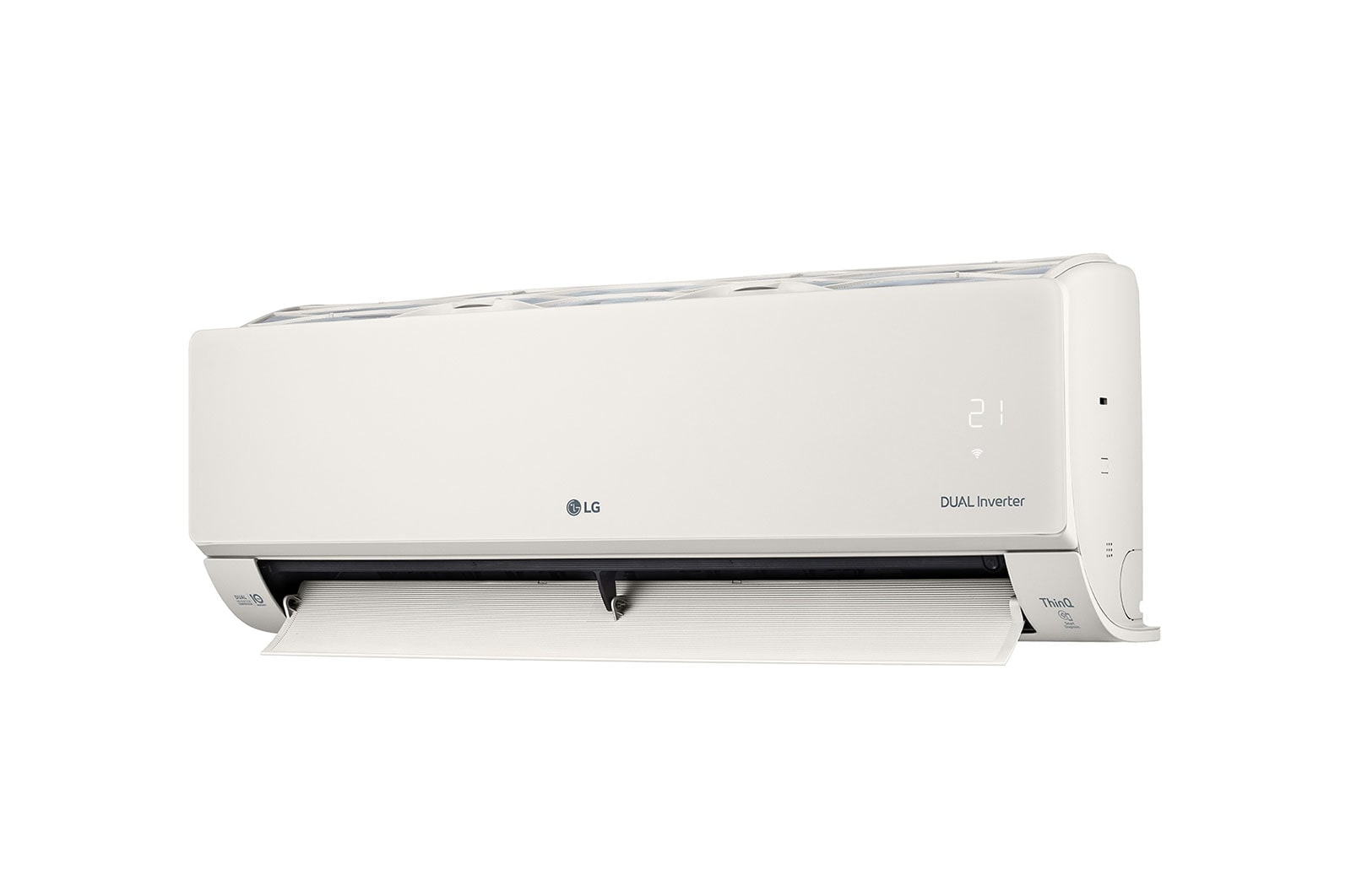 LG 2.5kW, ARTCOOL Airconditioning - Beige. Dual Inverter HeatPump met stijlvol beige design, DUAL Inverter en Uvnano™, AB09BK