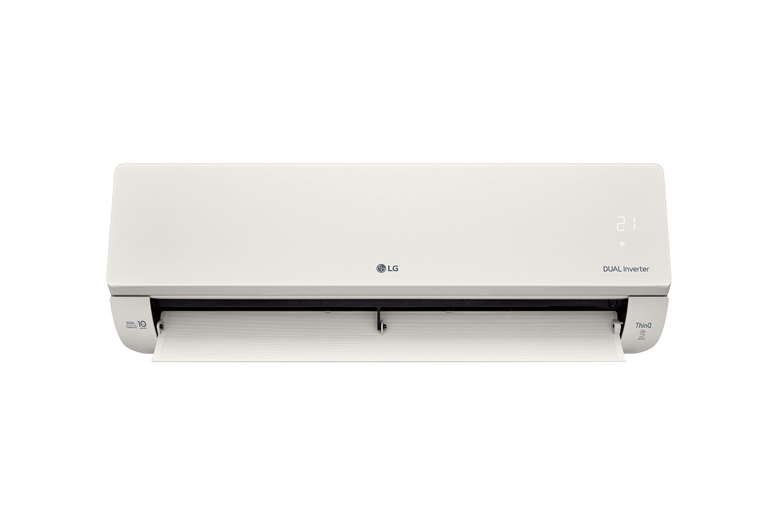 LG 2.5kW, ARTCOOL Airconditioning - Beige. Dual Inverter HeatPump met stijlvol beige design, DUAL Inverter en Uvnano™, AB09BK