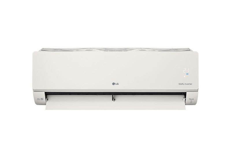 LG 3.5kW, ARTCOOL Airconditioning - Beige. Dual Inverter HeatPump met stijlvol beige design, DUAL Inverter en Uvnano™, AB12BK