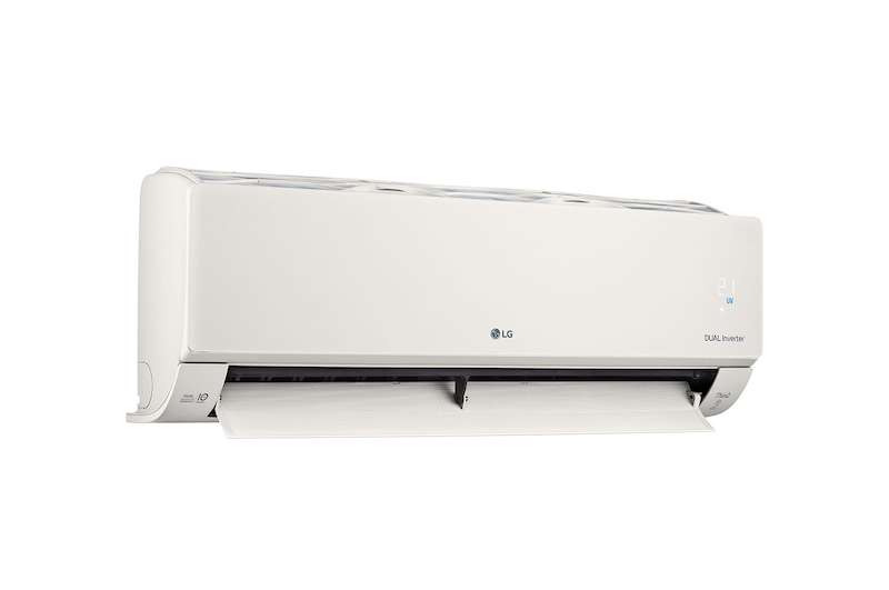 LG 3.5kW, ARTCOOL Airconditioning - Beige. Dual Inverter HeatPump met stijlvol beige design, DUAL Inverter en Uvnano™, AB12BK