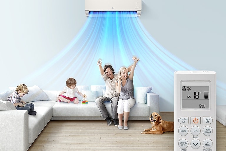 Feature card van 2.5kW, ARTCOOL Beige, airconditioning met stijlvol beige design, DUAL Inverter en Uvnano™ AB09BK.NSJ