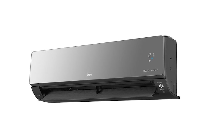 LG 3.5kW, ARTCOOL Airconditioning - Mirror. Dual Inverter HeatPump met stijlvol design, DUAL Inverter en Uvnano™, AC12BK