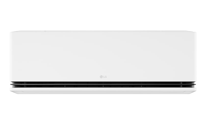 Vooraanzicht van 5.0kW, DUALCOOL Deluxe Airconditioning, Dual Inverter HeatPump, stijlvol design en comfortabele luchtstroom H18S1D
