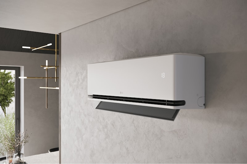 LG 5.0kW, DUALCOOL Deluxe Airconditioning, Dual Inverter HeatPump, stijlvol design en comfortabele luchtstroom, H18S1D