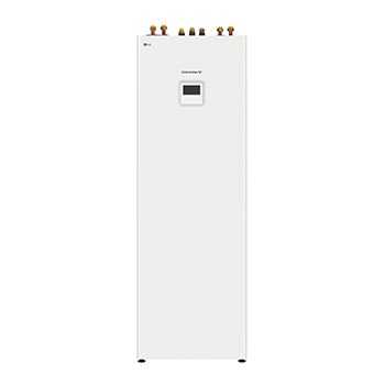 Vooraanzicht van LG Therma V R290 IWT Hydrosplit Unit HN1639HY