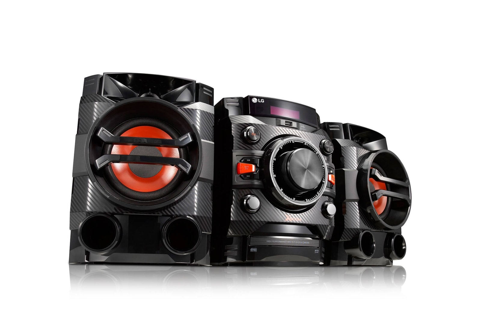 LG 230W Audio CD Systeem | FM Radio | USB | Gemakkelijk draadloos audio streamen via Bluetooth. | LG XBOOM, CM4360