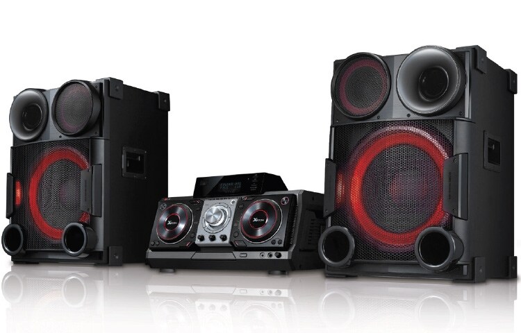 LG CM9730 X-BOOM | Smart DJ | RMS 2300W | PMPO25000W | DJ Draaitafel | LED Lighting | Dual USB | Portable In | Draadloos Audio Streamen via Bluetooth™, CM9730