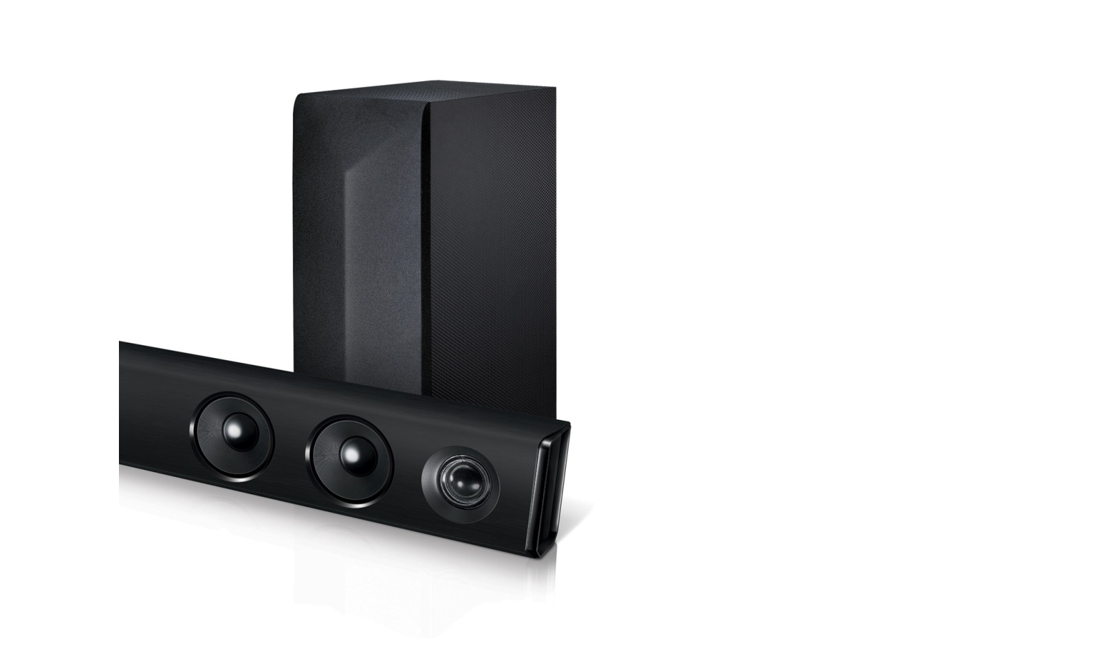 LG Soundbar | 2.1ch 300W met Wireless Subwoofer en Bluetooth® Connectiviteit, LAS454B