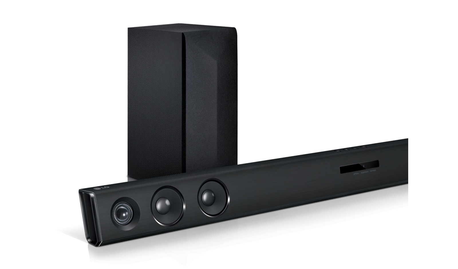 LG Soundbar | 2.1ch 300W met Wireless Subwoofer en Bluetooth® Connectiviteit, LAS454B