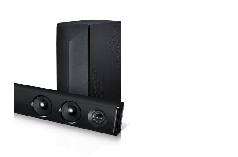 LG Soundbar | 2.1ch 300W met Wireless Subwoofer en Bluetooth® Connectiviteit, LAS454B