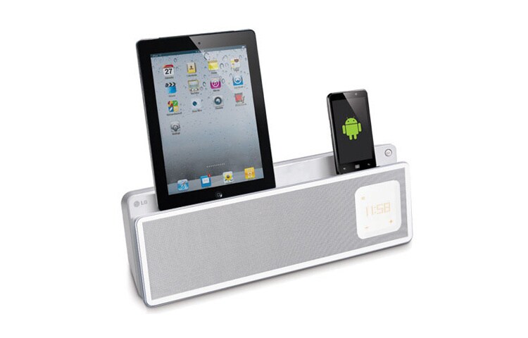 LG iPhone & Android Docking Station | 30 W | Smart square touch display | Bluetooth & inclusief afstandsbediening, ND5520