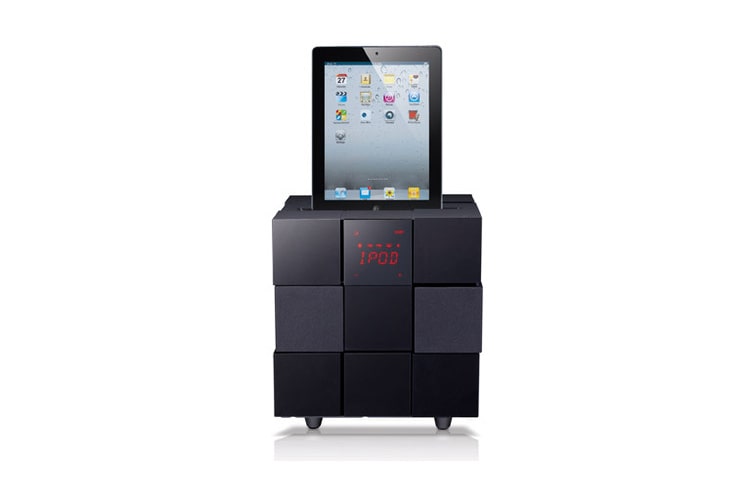 LG iPod & iPhone Docking Station | 80W | Bluetooth | Smart square touch display & afstandsbediening, ND8520