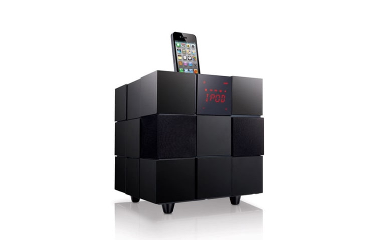 LG iPod & iPhone Docking Station | 80W | Bluetooth | Smart square touch display & afstandsbediening, ND8520