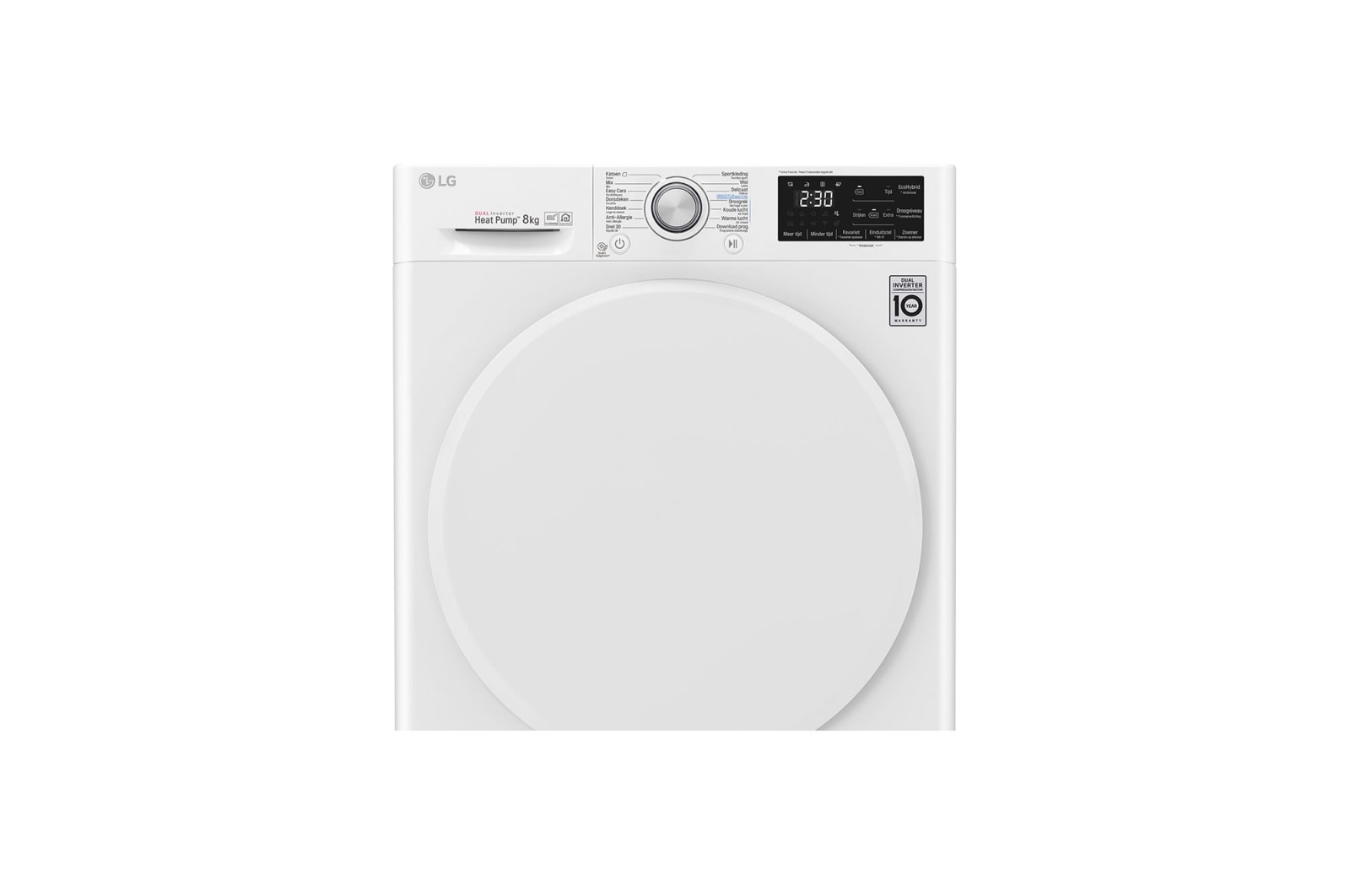 LG Supersnel of superzuinig | Dual Inverter Heat Pump™ | A++ | 8 kg | Auto Cleaning Condensor | ThinQ™, RH80V5AV0Q