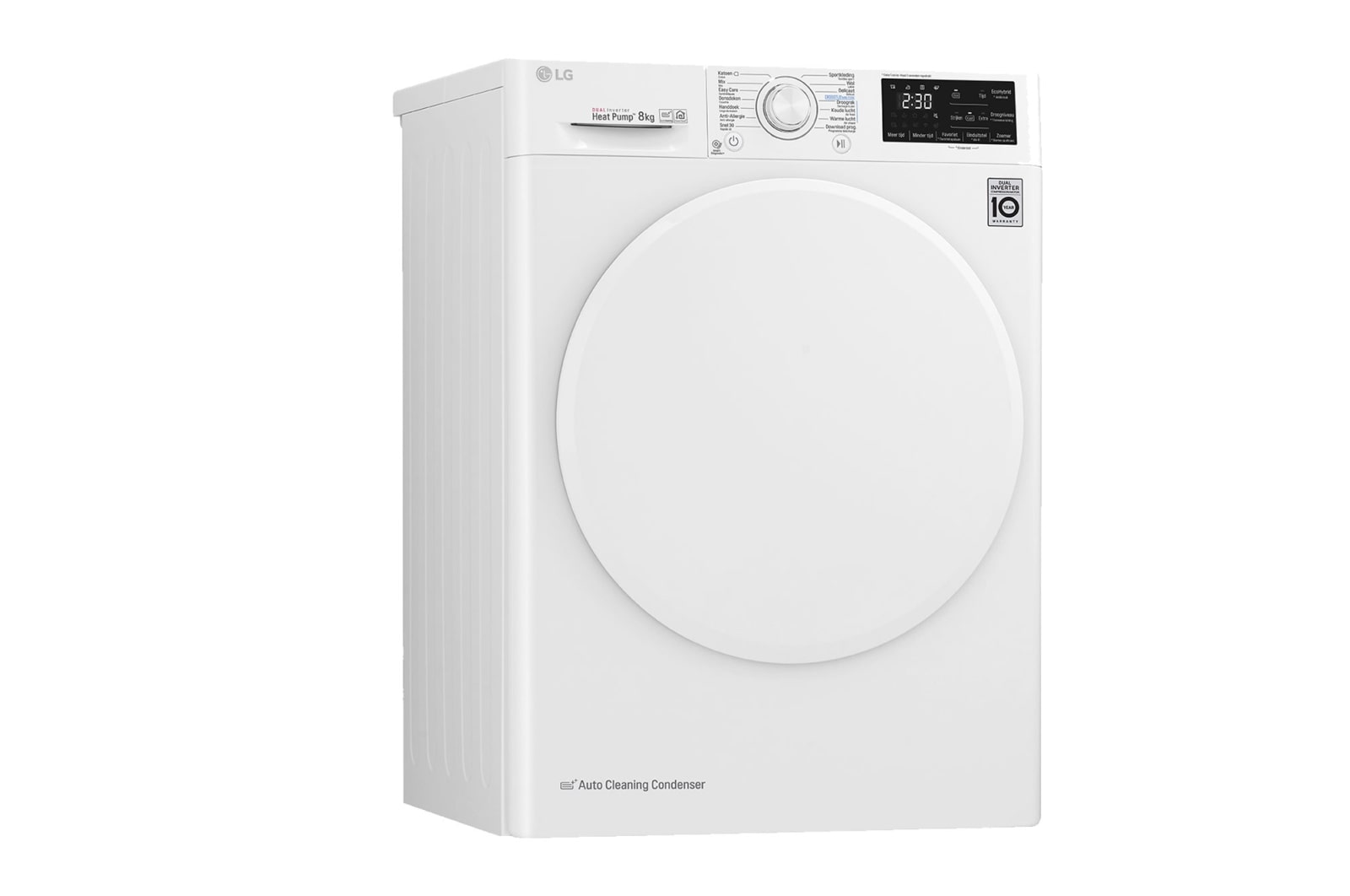 LG Supersnel of superzuinig | Dual Inverter Heat Pump™ | A++ | 8 kg | Auto Cleaning Condensor | ThinQ™, RH80V5AV0Q