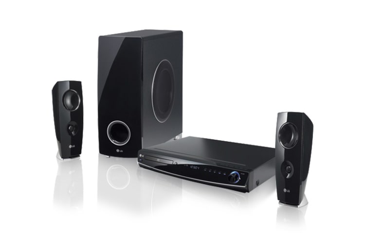 LG 2.1 Premium Design Home Theater systeem met Full HD-upscaling, Simplink, Dolby Digital en Progressive scan., HT462SZ