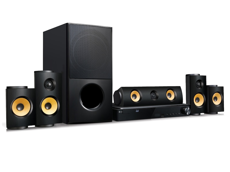 LG 5.1ch (1200W) | Dankzij het geavanceerde LG Home Cinema Systeem krijgt u een superieur geluid!, LHB725