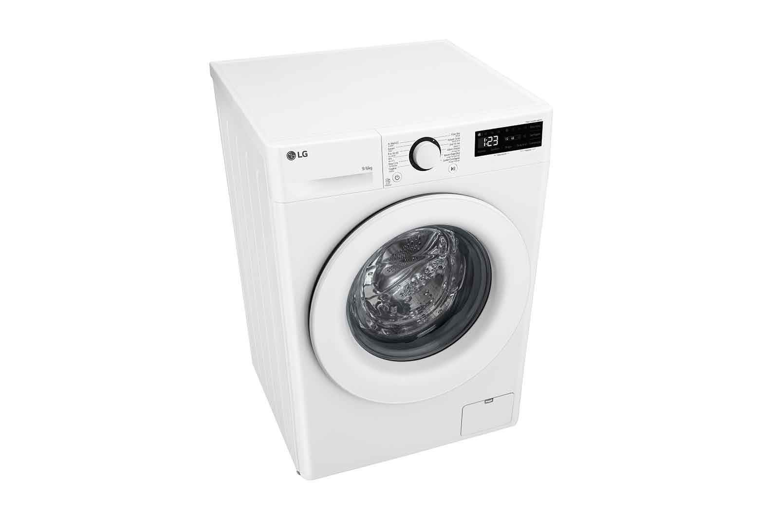 LG 9kg/6kg Wasdroogcombinatie Wit | AI DD™ | TurboWash™ | ThinQ™, F4DR3096N3W