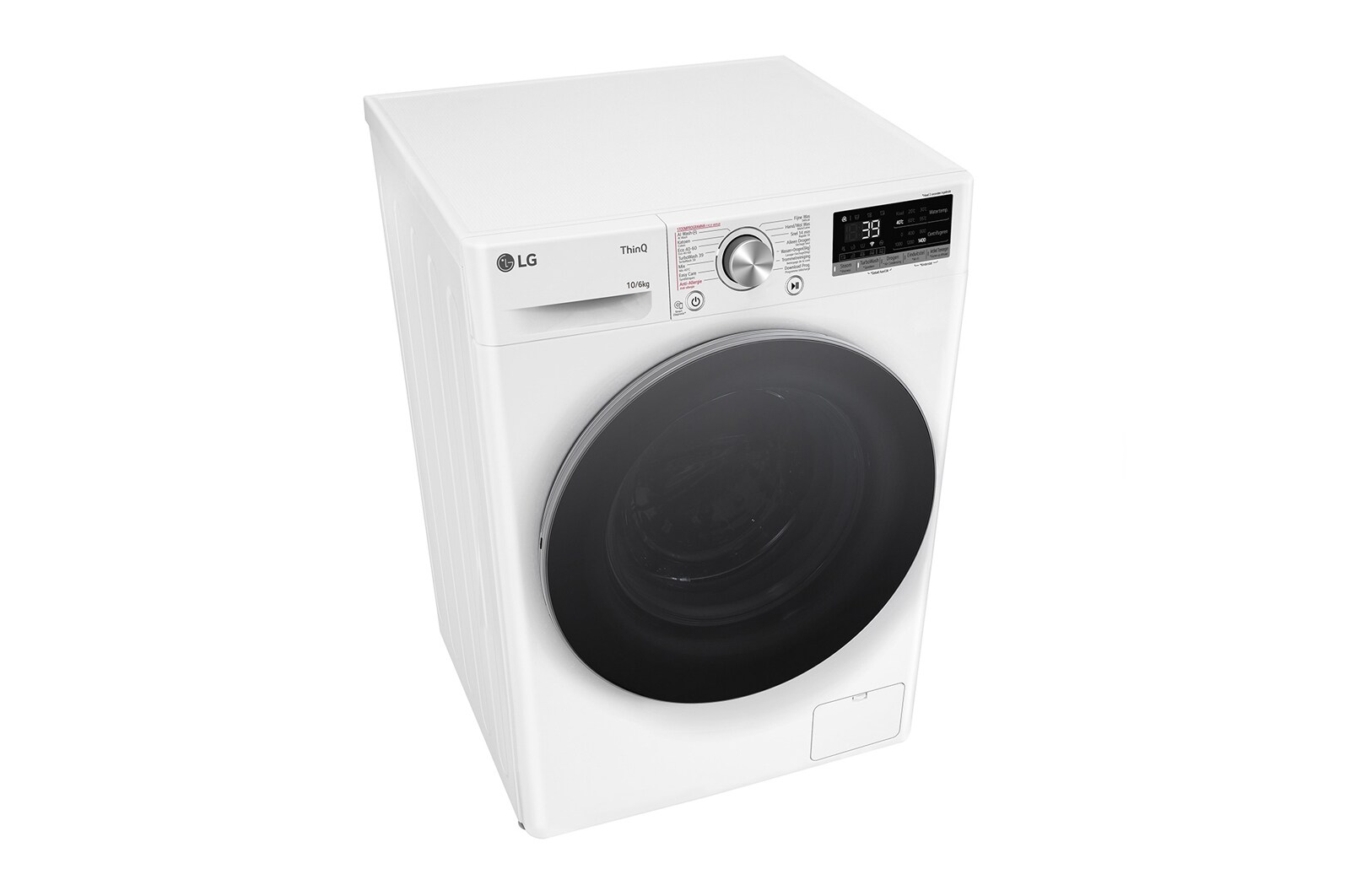 LG Was- droogcombinatie F4DR7006S1W | 10kg wassen / 6kg drogen | Turbowash 39, F4DR7006S1W