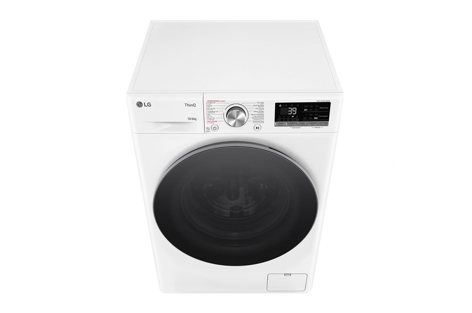 LG Was- droogcombinatie F4DR7006S1W | 10kg wassen / 6kg drogen | Turbowash 39, F4DR7006S1W