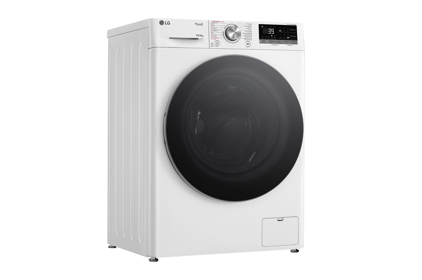 LG Was- droogcombinatie F4DR7006S1W | 10kg wassen / 6kg drogen | Turbowash 39, F4DR7006S1W