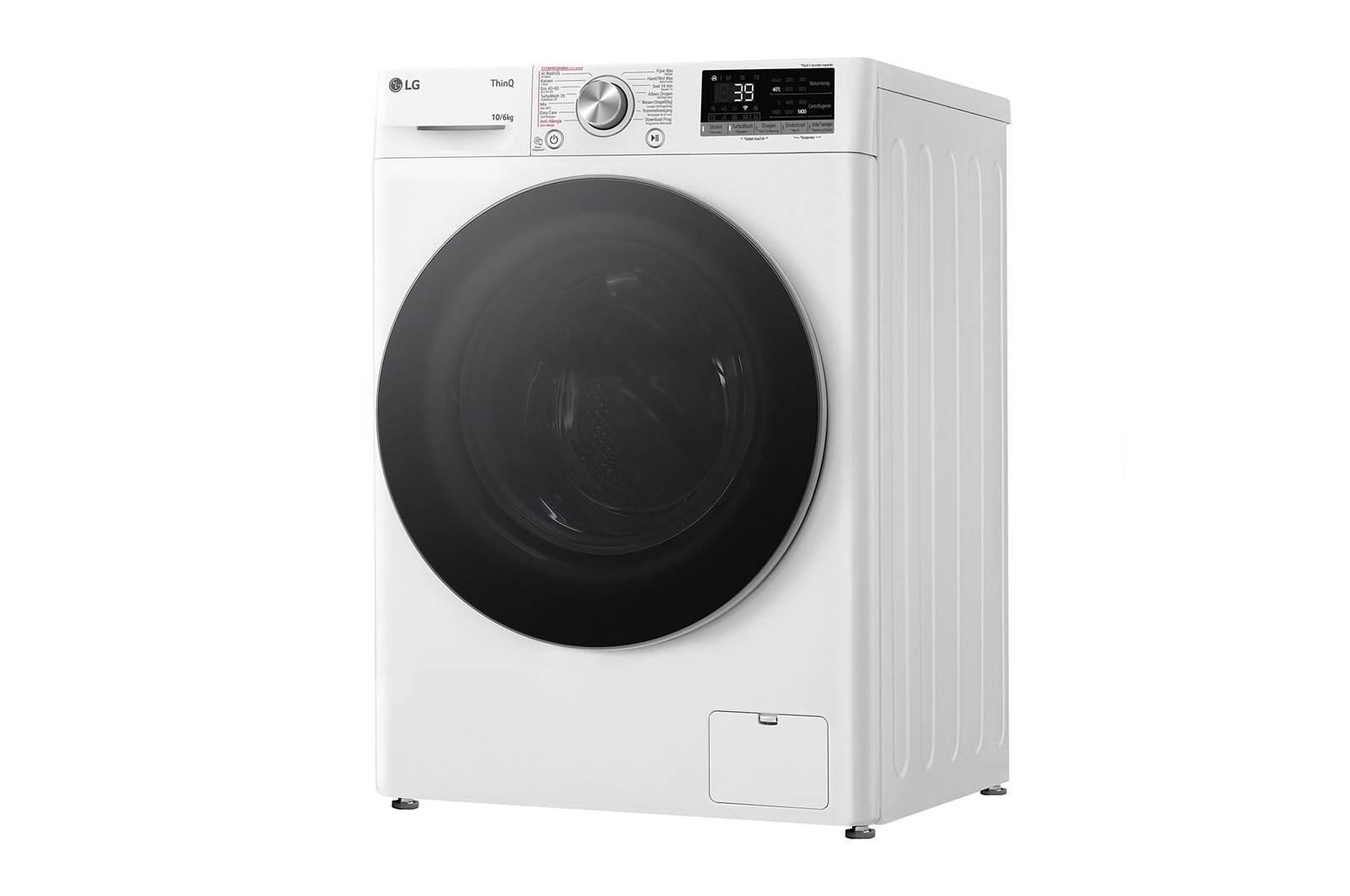 LG Was- droogcombinatie F4DR7006S1W | 10kg wassen / 6kg drogen | Turbowash 39, F4DR7006S1W