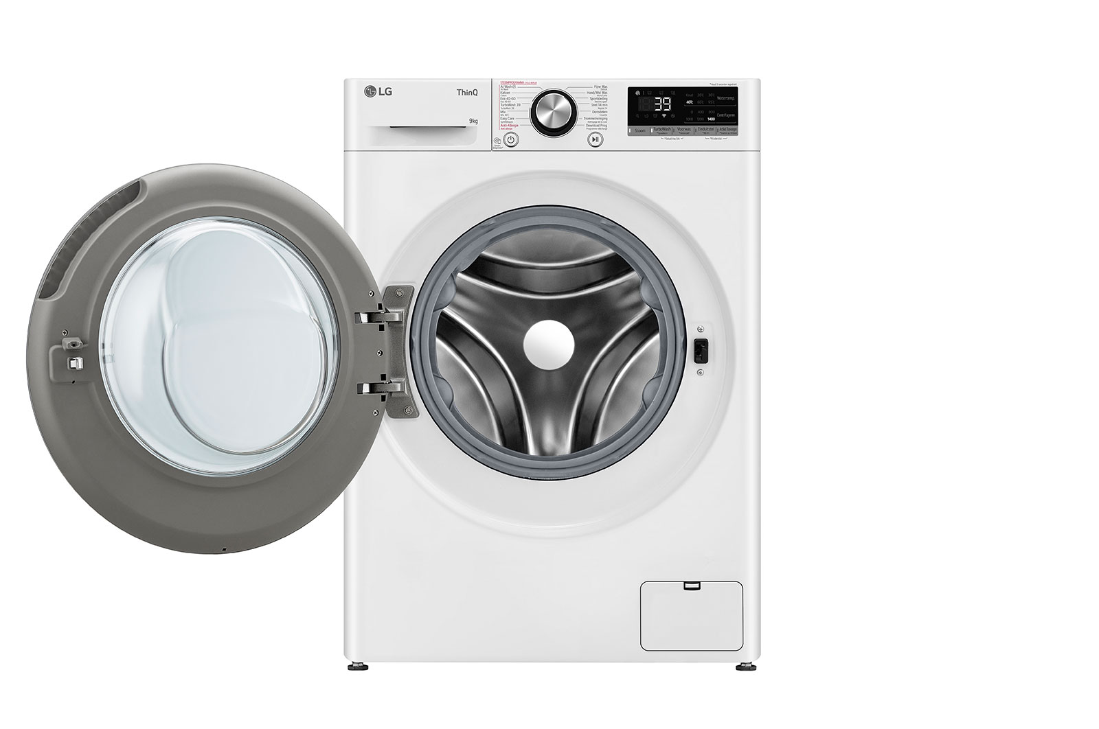 LG Wasmachine F4WR7009S2W |  9 kg capaciteit | TurboWash 39, F4WR7009S2W