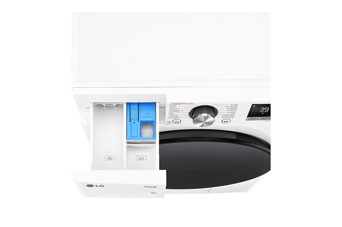 LG 9kg Wasmachine Wit | AI DD™ | TurboWash360˚ | 6 motion DD, F4WR7009SYW