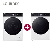 LG F4WR7511SYW wasmachine & RH90V9LVEN droger, F4WR7511SYW.RH9LVEN