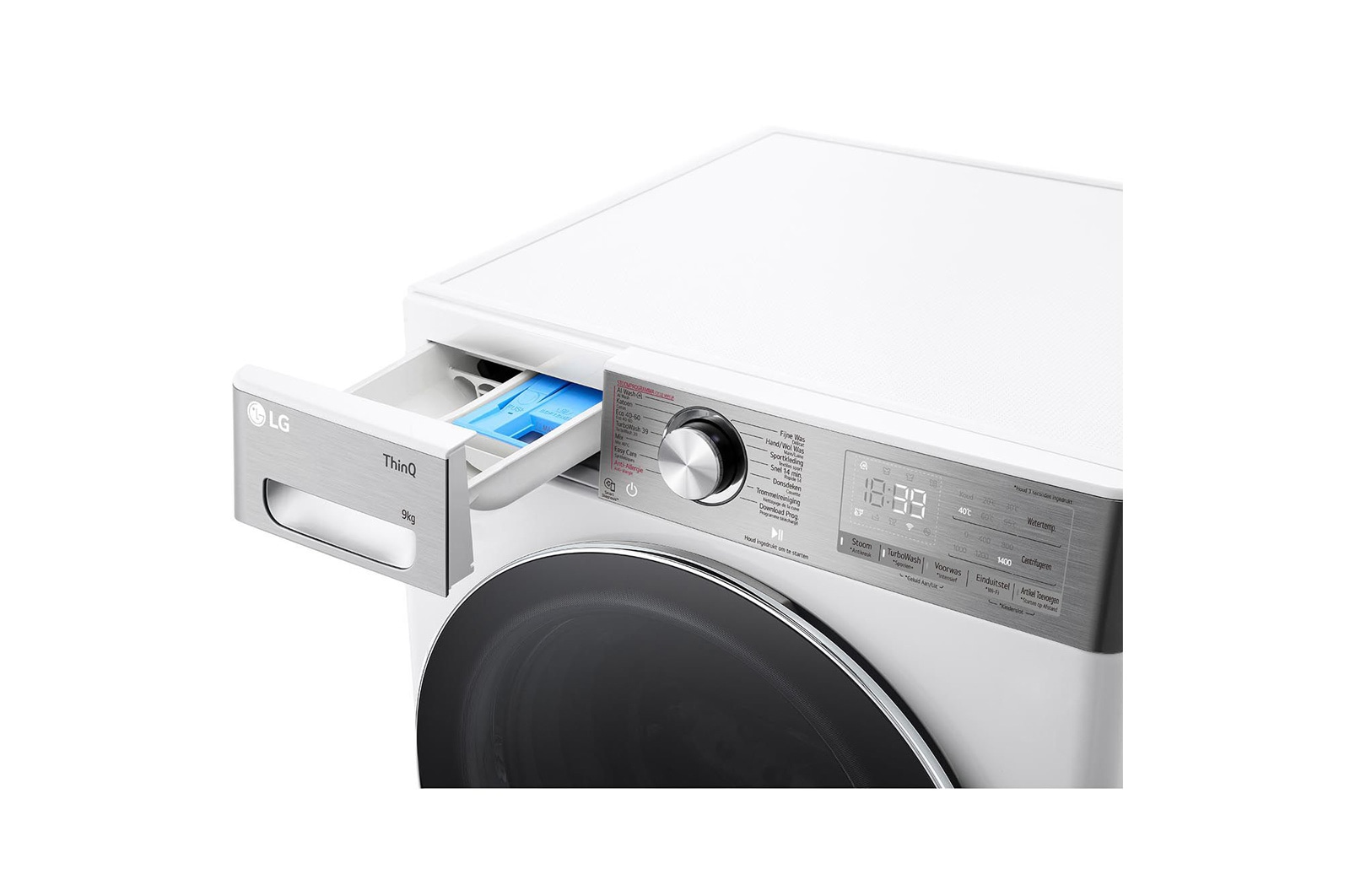 LG 9kg Wasmachine Wit | AI DD™ | TurboWash™  | A-40%, F4WR9009S2W