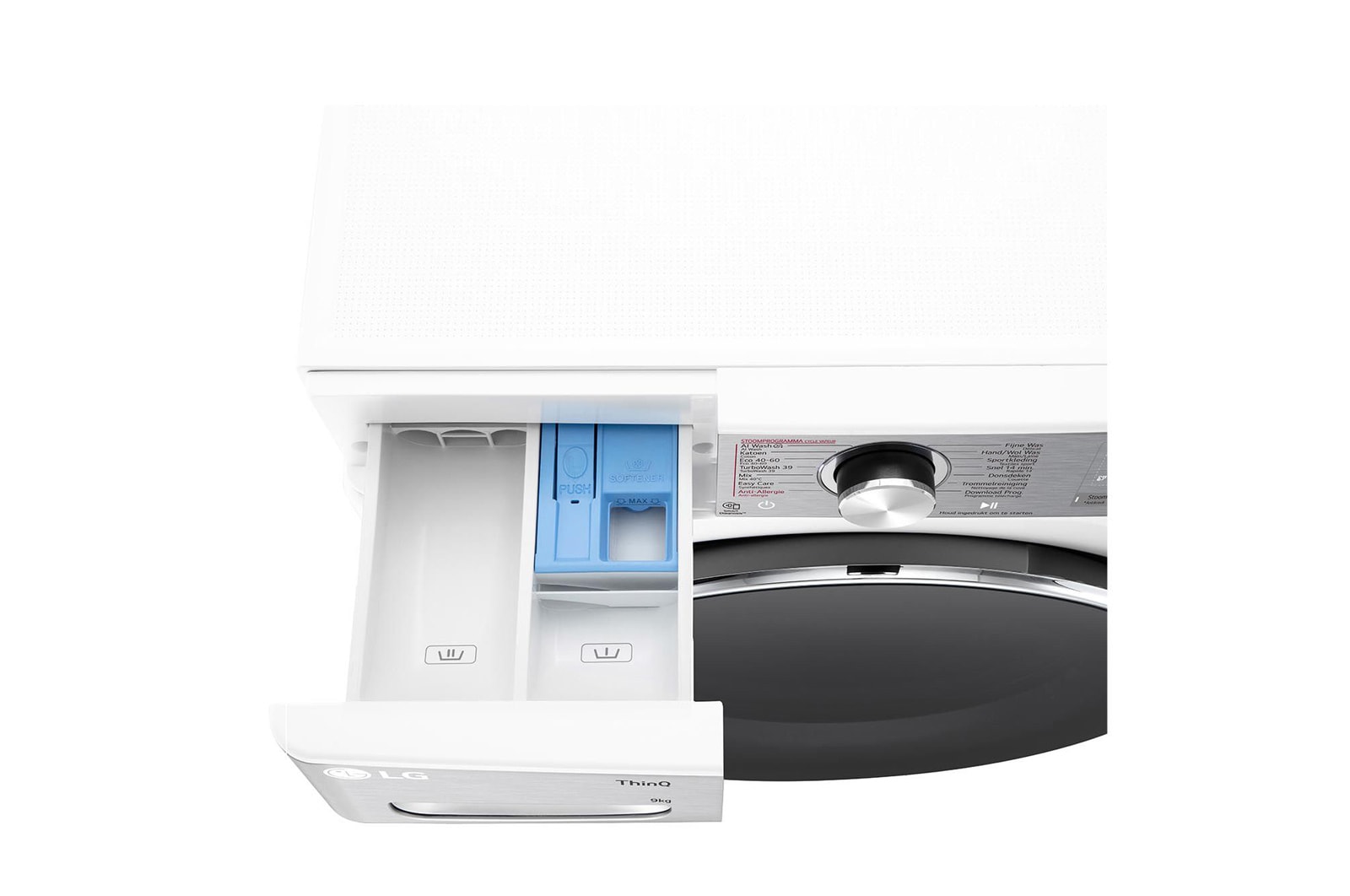 LG 9kg Wasmachine Wit | AI DD™ | TurboWash™  | A-40%, F4WR9009S2W