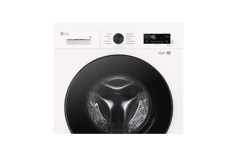 LG 9kg Wasmachine Wit | Inverter Direct Drive™ | Spa Steam™ | A, F4X1009NWB