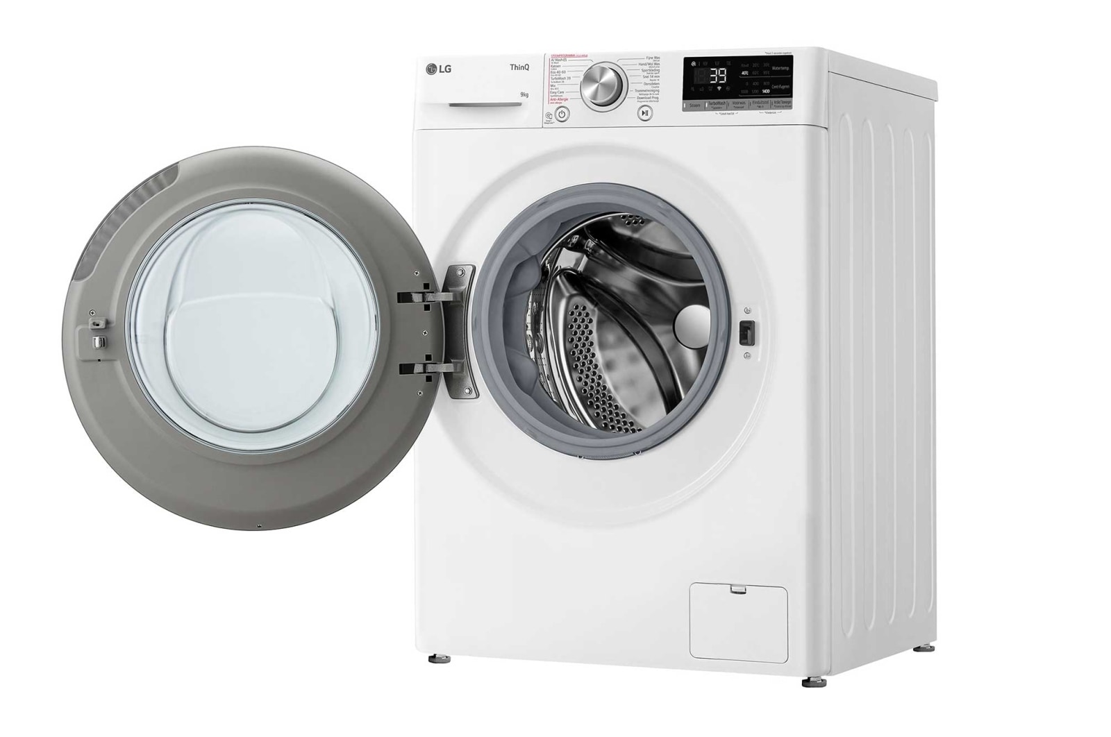 LG 9kg Wasmachine - Wit. TurboWash™360˚ | AI DD™ | Steam™, GC3R709S1