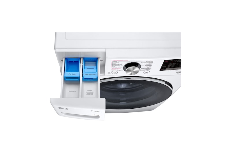 LG 20kg Wasmachine Wit | Inverter Direct Drive™ | Spa Steam™ | TurboWash™, LC0R2N2