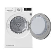 LG 8kg DUAL Inverter Warmtepomp Droger Wit | Eco Hybrid™ | Allergy Care™ |Auto Cleaning Condenser, RH80V5AV0N